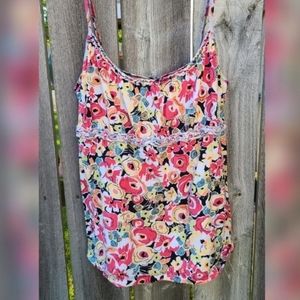 Colorful Floral Tank from Loft
